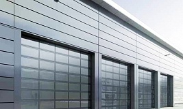 Секционные панорамные ворота AluPro Alutech